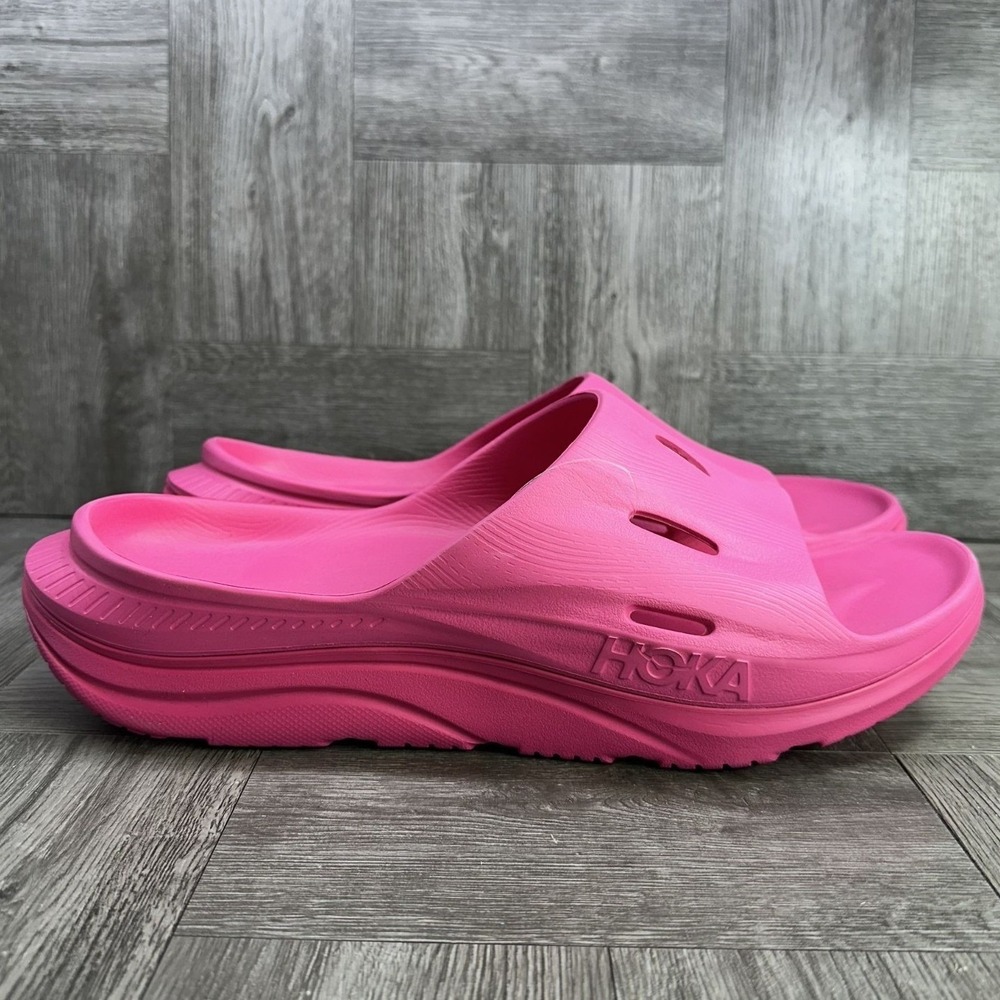 Hoka Ora Recovery Slide 3 Mens 14 Pink Comfort Athletic NEW
